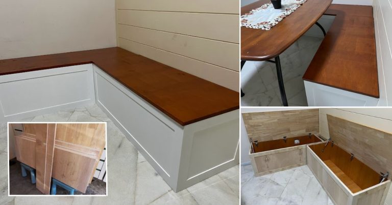 DIY Mudah Storage Bench, Boleh Jadi Tempat Duduk & Simpan Barang. Beli Plywood Siap Potong, Tinggal Pasang Saja