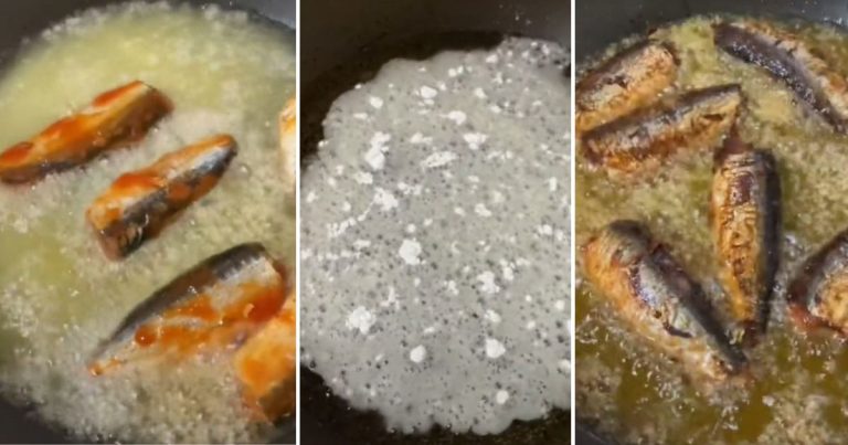 Tip Goreng Ikan Sardin Tin Supaya Tak Meletup. Tambah Sesudu Bahan Ini Waktu Panaskan Minyak