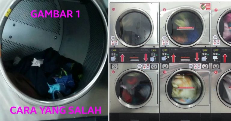 Cara Jimat Masa & Duit Guna Dryer Dobi Layan Diri. Kain Kering Sepenuhnya, Tiada Yang Lembap