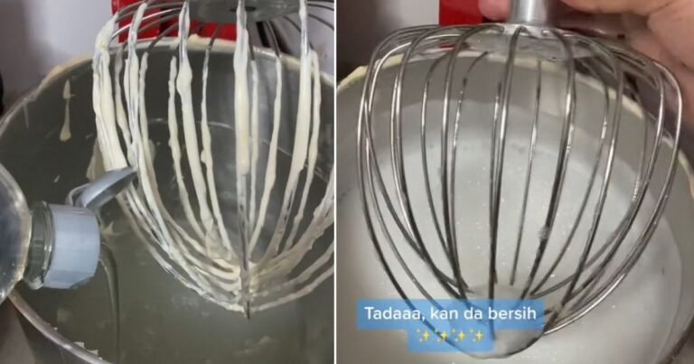 Tip Pantas Bersihkan Mixer Selepas Baking. Tak Perlu Cuci Jaring Satu Persatu