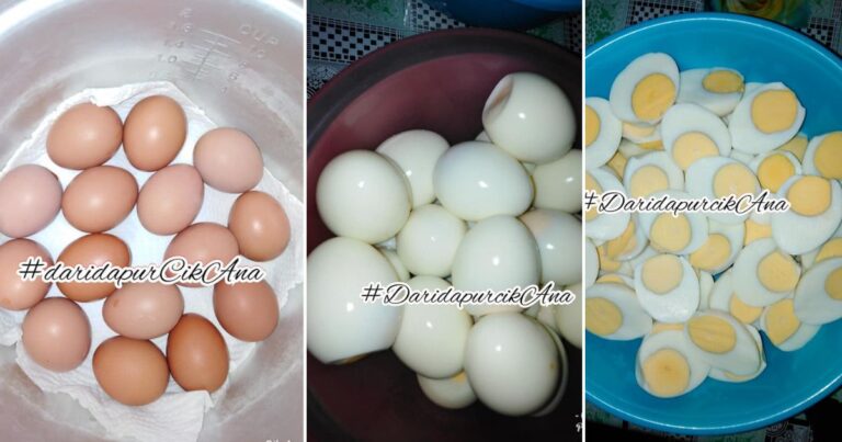 Cara Buat Telur Rebus Tanpa Guna Air. Sekejap Dah Masak, Kupas Pun Senang