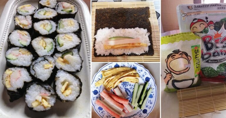 Buat Sendiri Sushi Cara Paling Ringkas. Bahan Pun Mudah Saja