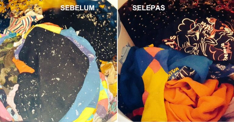 Tip Mudah Tanggalkan Cebisan Tisu, Kertas Yang Melekat Pada Pakaian Dalam Mesin Basuh