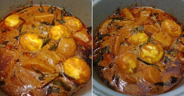 Cara Buat Kari Telur & Kentang Nostalgia, Macam Masakan Ibu