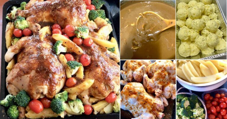 Buat Sendiri Ayam Panggang Rosemary, Makan Dengan Sos Blackpepper & Mashed Potato Memang Mantap