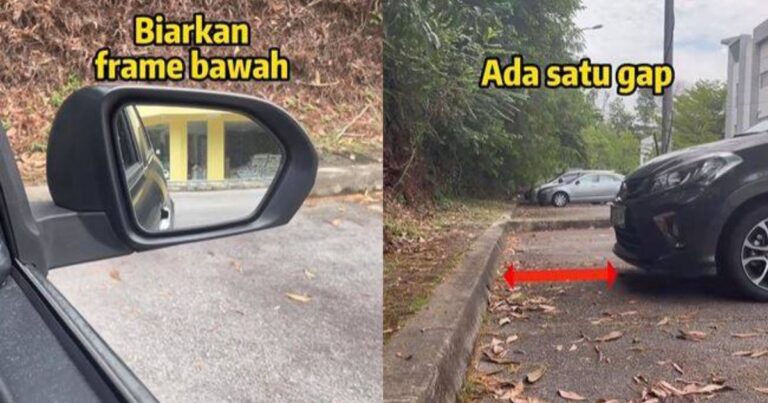 Kalau Tahu 4 Setting Side Mirror Ini, Memang Lagi Senang Nak Parking Kereta