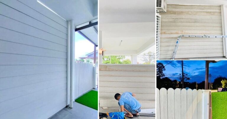DIY Tutup Dinding Porch Tanpa Naik Konkrit. Lagi Jimat Kos, Paling Penting Cantik