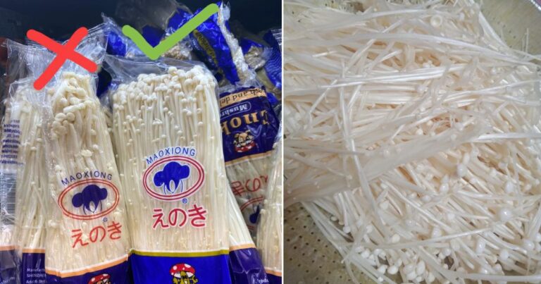 Kalau Nak Beli Cendawan Enoki, Pilih Ikut 4 Tip Dari Chef Ini Supaya Dapat Yang Betul Betul Segar