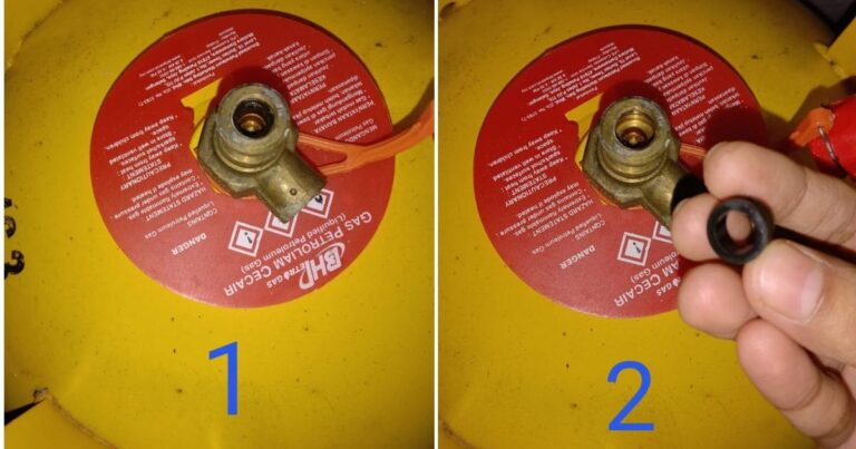 Lepas Tukar Tong Gas Baru Ada Bunyi & Bau, Jangan Panik! Cuma Terbalikkan Getah & Ikut Langkah Ini