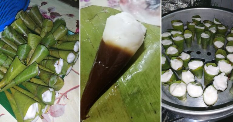 Sedapnya Kuih Tepung Pasung, Manis Berlemak! Buat Sendiri Kalau Rindu Nak Makan, Ini Caranya