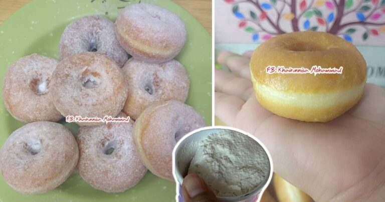 Buat Donut Guna Secawan Tepung. Dapat 8 Biji, Sesuai Untuk Makan Seorang Dua