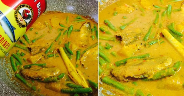 Sedap Rupanya Sardin Tin Buat Masak Lemak Cili Api. Buat Pedas, Memang Menambah Nasi