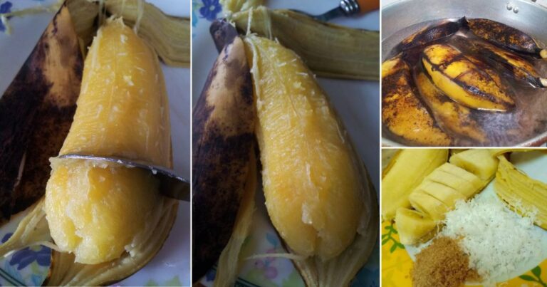 Lamanya Tak Makan Pisang Rebus, Buat Punyalah Senang. Cicah Dengan Kelapa Gula Memang Sedap