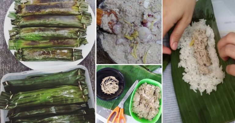 Buat Sendiri Pulut Panggang Inti Ikan Stail Pantai Timur. Rasanya Sedap Terbaek!