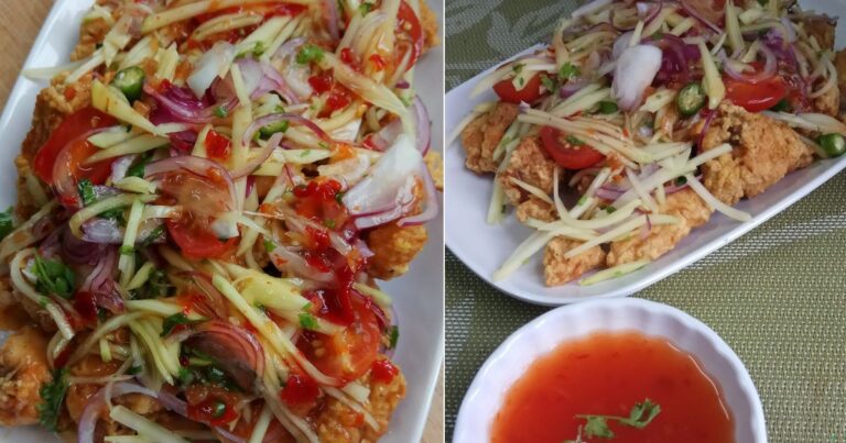 Cara Buat Chicken Mango, Masam, Manis, Pedas Bersatu. Memang ‘Kick’