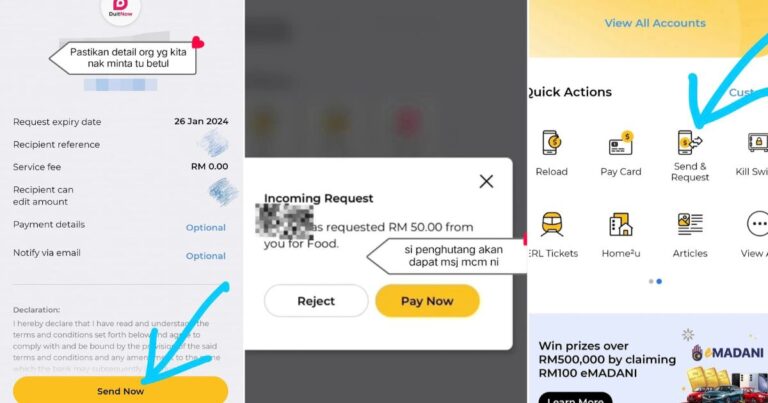 Cara Baru Minta Kawan Bayar Hutang, Guna Aplikasi MAE. Tak Payah Cakap, Hantar Bil Terus