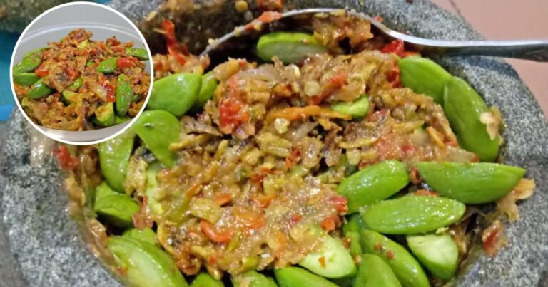 Cara Buat Sambal Totok Jawa Dengan Petai Rangup. Sedapnya Tak Terkata, Tak Perlu Lauk Lain Dah