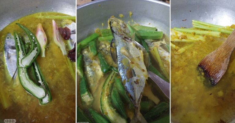 Lauk Ikan Singgang Kuning Ini Memang Sedap Hirup Kuah. Lebihkan Kunyit Lagi Bagus