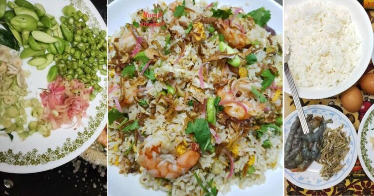 Cara Buat Nasi Goreng Kerabu Yang Wangi & Sedap. Masukkan Petai Lagi Berselera Makan