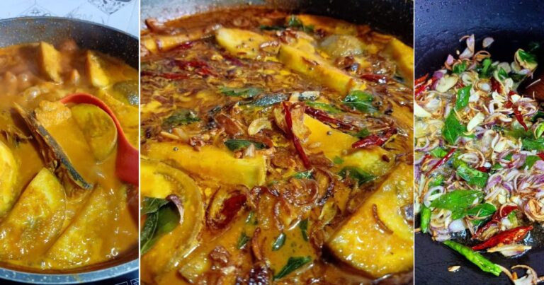 Cara Buat Gulai Ikan Masin Tumis Darat, Aromanya Harum Sungguh, Sedap Dah Tentu!