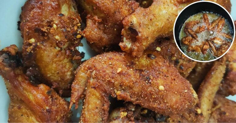 Kepak Ayam Goreng Pedas Berempah Ini Sedapnya Terasa Di Setiap Gigitan. Cara Goreng Pun Berbeza
