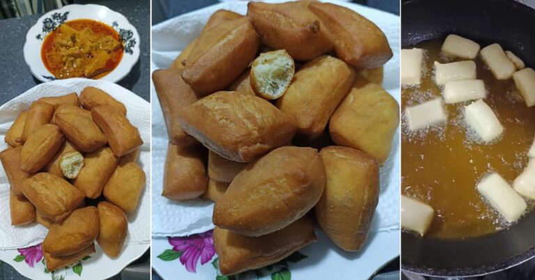 Cara Buat Cucur Bantal, Sedap Cicah Dengan Lebihan Kuah Kari