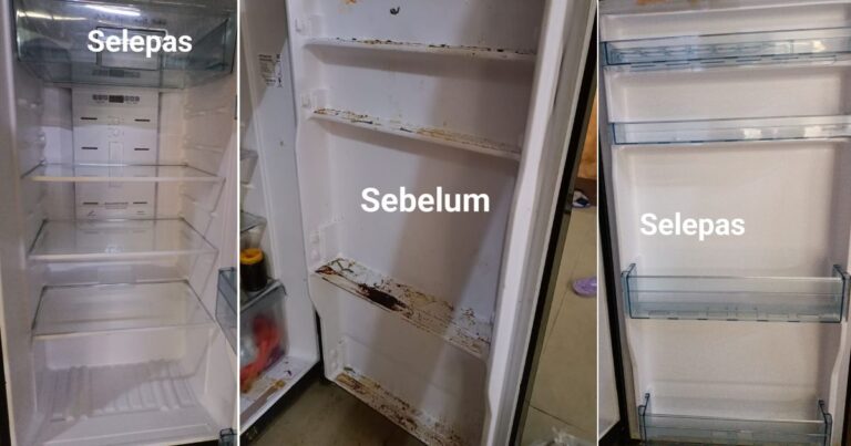 Deep Clean Peti Sejuk Yang Lama Tak Dibersihkan. Guna Pencuci Ini Senang Kerja, Sekelip Mata Hilang Kotoran