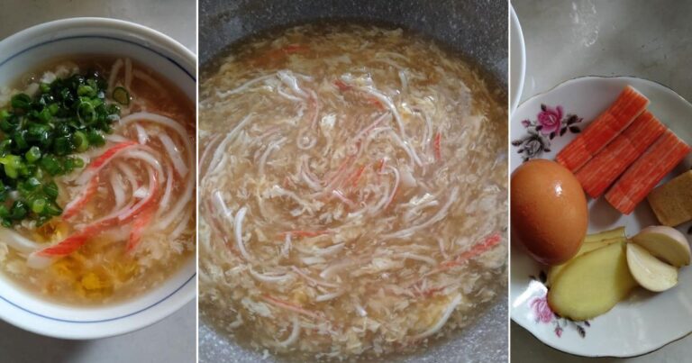 Buat Sendiri Sup Telur Chinese Style. Tambah Crabstick, Hirup Panas- Panas Memang Layan