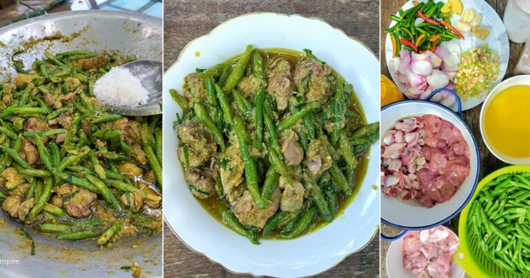 Buat Rendang Kacang Panjang, Barulah Lain Sikit. Sedap & Lengkap, Ini Cara Membuatnya