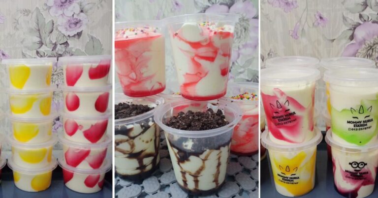 Buat Sendiri Aiskrim Cawan Untuk Makan Sendiri Atau Jadi Side Income