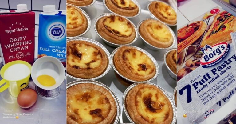 Buat Sendiri Portugese Egg Tart Macam Beli Di Bakeri. Senang Sangat, Tak Perlu Beli Dah Lepas Ni