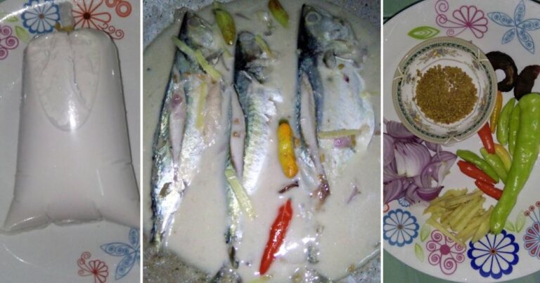 Ikan Kembung Masak Lemak Putih, Lauk Gulai Sedap & Paling Senang Nak Buat