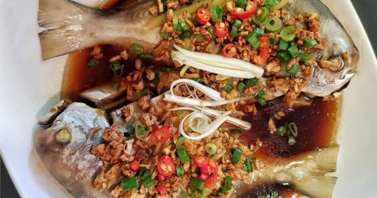 Ikan Bawal Kukus Chinese Style, Buat Sendiri Kalau Nak Jimat. Ini Caranya