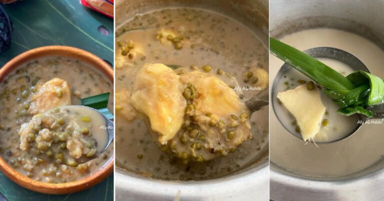 Tip Buat Bubur Kacang Durian Yang Sedap Berlemak & Wangi, Letak Halia!