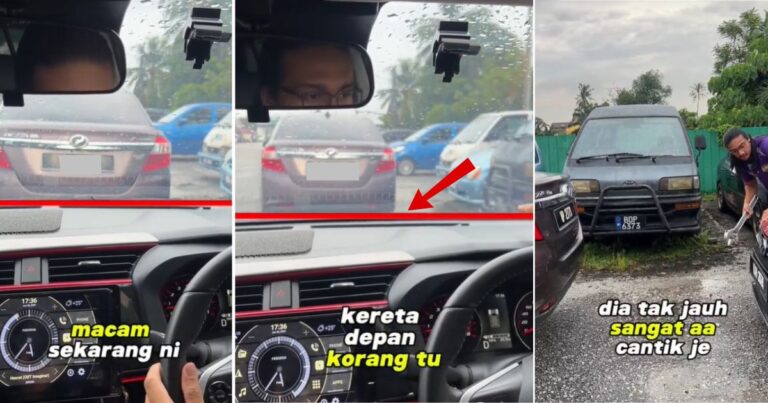 Tip Mudah Tentukan Jarak Parking Yang Sesuai Dengan Kereta Depan. Tengok Hujung Cermin Kereta