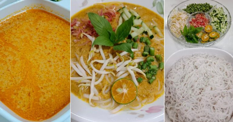Cara Buat Laksa Lemak Siam Yang Sedap, Kuah Pekat. Sekali Rasa Memang Akan Suka