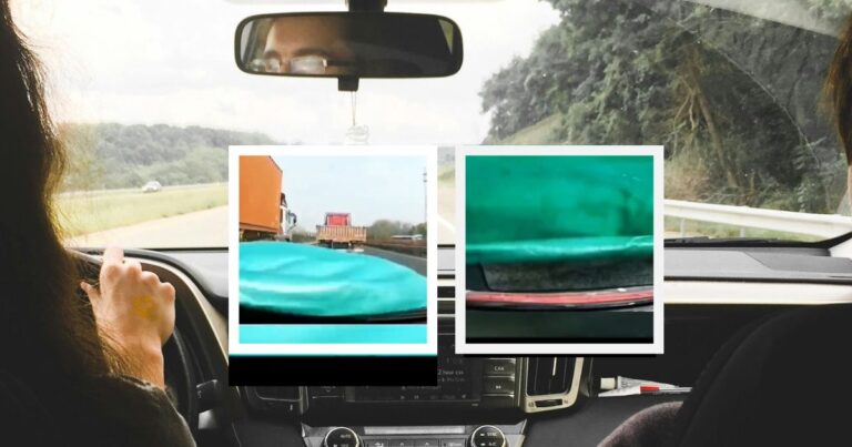 Tengah Pandu Kereta, Objek Melayang Tutup Cermin Depan. Jangan Terus Tekan Brek! Ini Yang Perlu Dilakukan