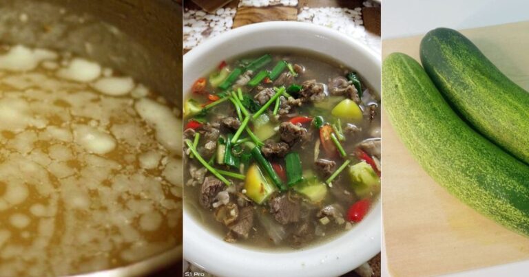 Letak Timun Bila Masak Sup Daging & Tulang Supaya Tiada Lemak Dan Minyak Walau Dah Sejuk