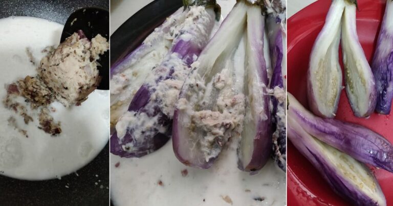 Tip Buat Terung Masak Lemak Putih Makin Sedap, Buang Kulit Terung, Masuk Isi Ikan