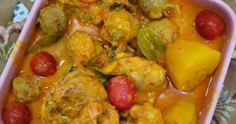 Cara Buat Gulai Ayam Minang Yang Sedap, Kuah Pun Pekat