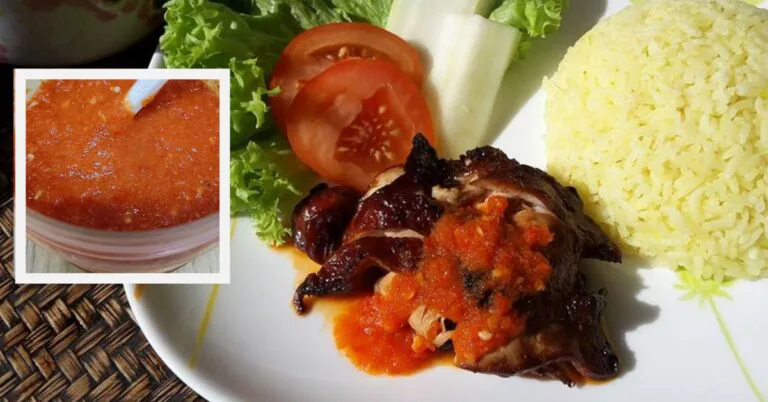Nak Nasi Ayam Sedap, Sambalnya Kena ‘Power’. Ini Cara Membuatnya, Boleh Cicah Dengan Hidangan Lain Juga