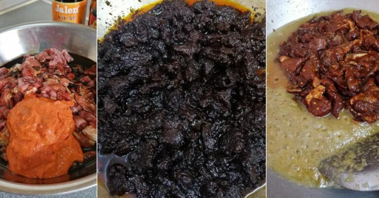 Cara Buat Daging Masak Hitam Ala Kenduri. Tak Perlu Tambah Garam & Gula, Memang Dah Sedap