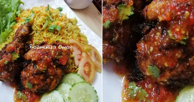 Buat Sendiri Nasi Khoumok, Guna Tip Ini Untuk Dapat Ayam Goreng Yang Masak Cantik, Serdak Tak Hangus
