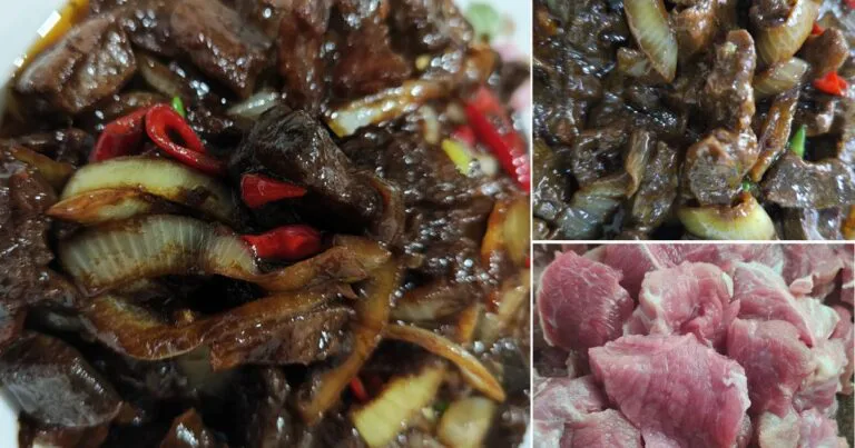 Daging Goreng Basah Ini Punyalah Sedap, Masak Pun Senang