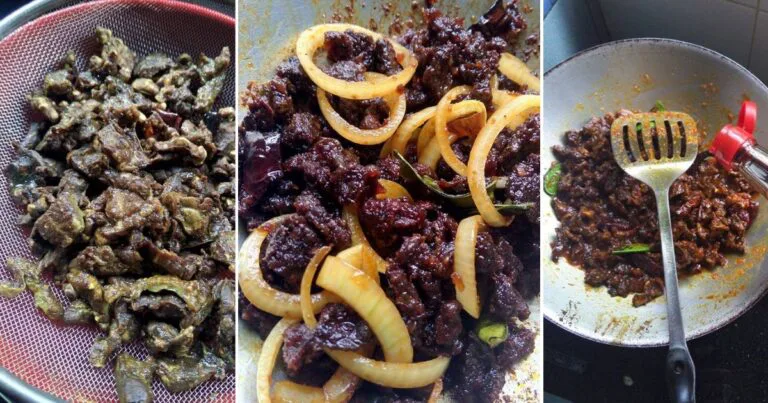 Cara Buat Sambal Paru Garing Tersedap. Waktu Goreng Paru Letak Bahan Ini