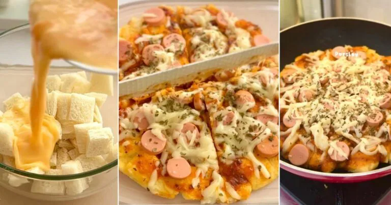 Buat Pizza Roti Tawar Kalau Roti Banyak Lebih. Bakar Dalam Kuali Saja