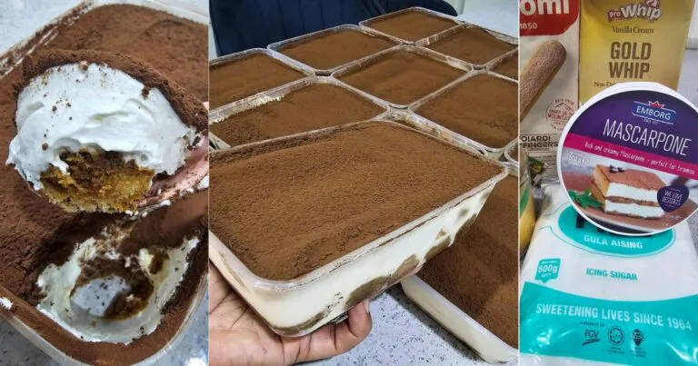 Cara Buat Tiramisu, Nak Lagi Sedap Guna Keju Mascarpone