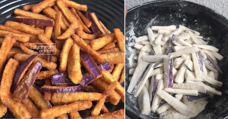 Terung Goreng Rangup Ala ‘Fries’ Yang Sedap. Ini Resipinya