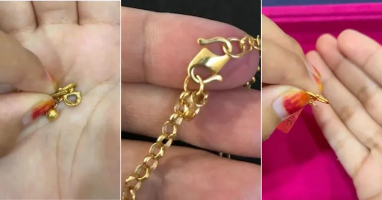 Gelang Emas Guna Cangkuk ‘S’, Cara Betul Buka & Tutup. Jangan Tindih!