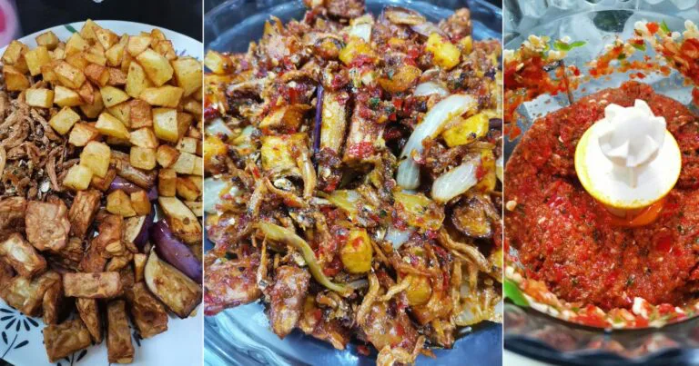 Sambal Belado Bilis, Terung & Kentang Sedap, Cara Buat Mudah